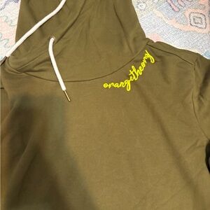 Orange Theory Cowl Neck Hoodie